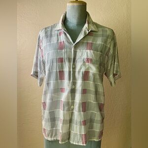 Vintage Plaid Men's Shirt